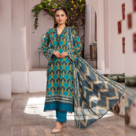 Sawariya Digital Printed Lawn BR-1363