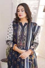 Pima Digital Printed Lawn  BR-1412