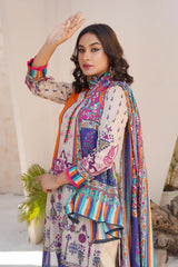 Pima Digital Printed Lawn  BR-1413