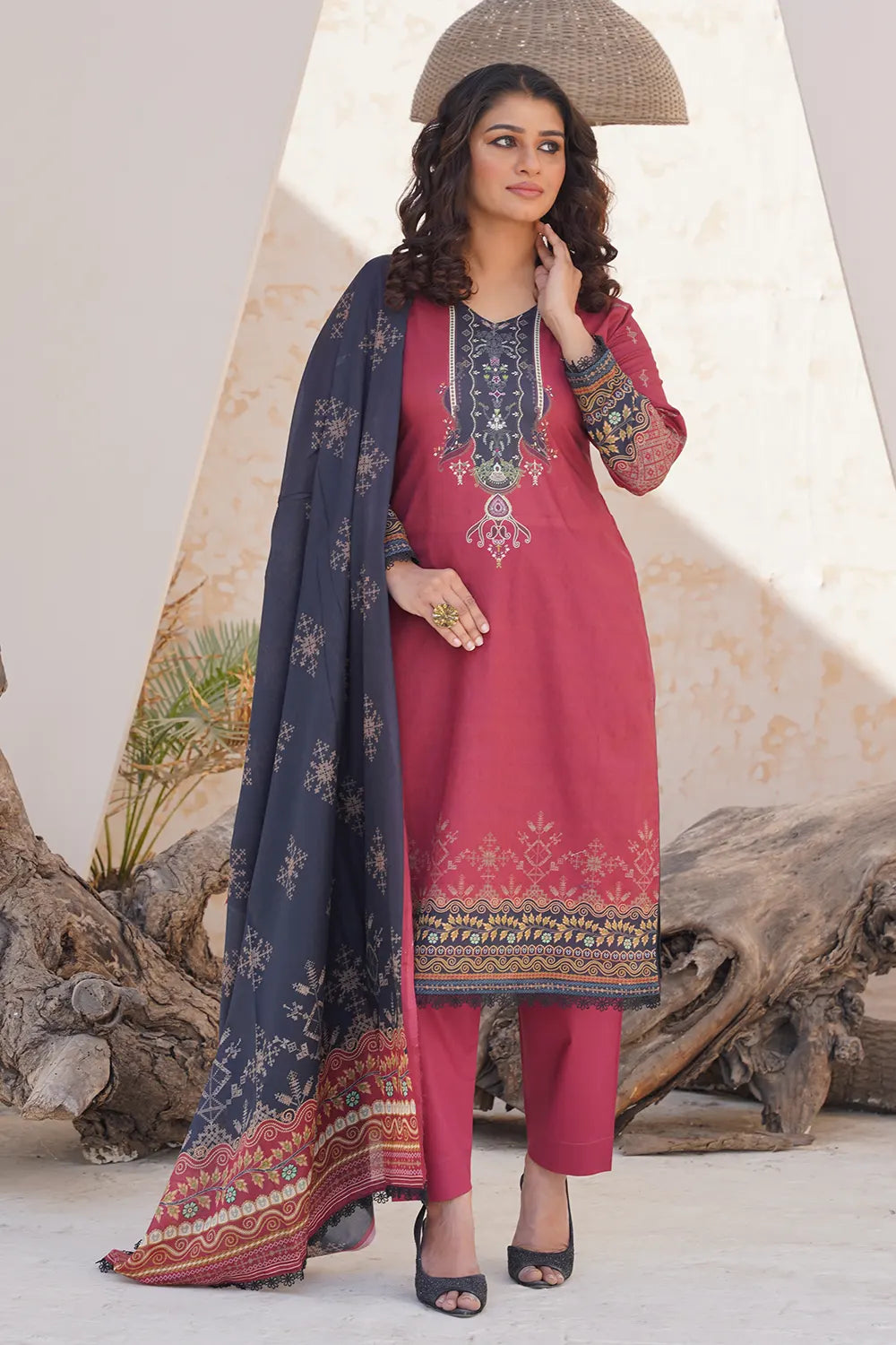 Pima Digital Printed Lawn  BR-1415