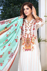 Hoor Digital Printed Lawn BR-1298