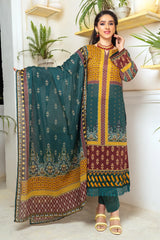 Hoor Digital Printed Lawn BR-1302