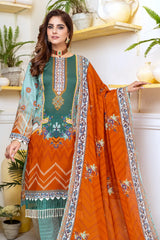 Hoor Digital Printed Lawn BR-1303