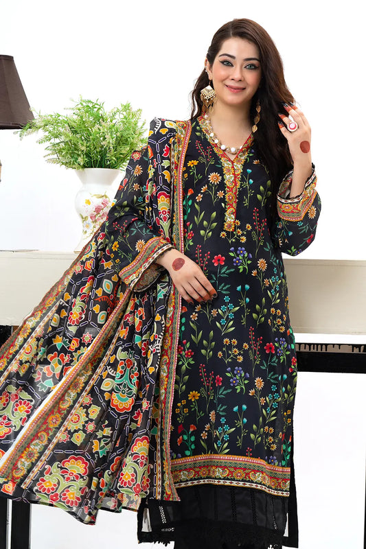 Mahjabeen Digital Printed Lawn BR-1348