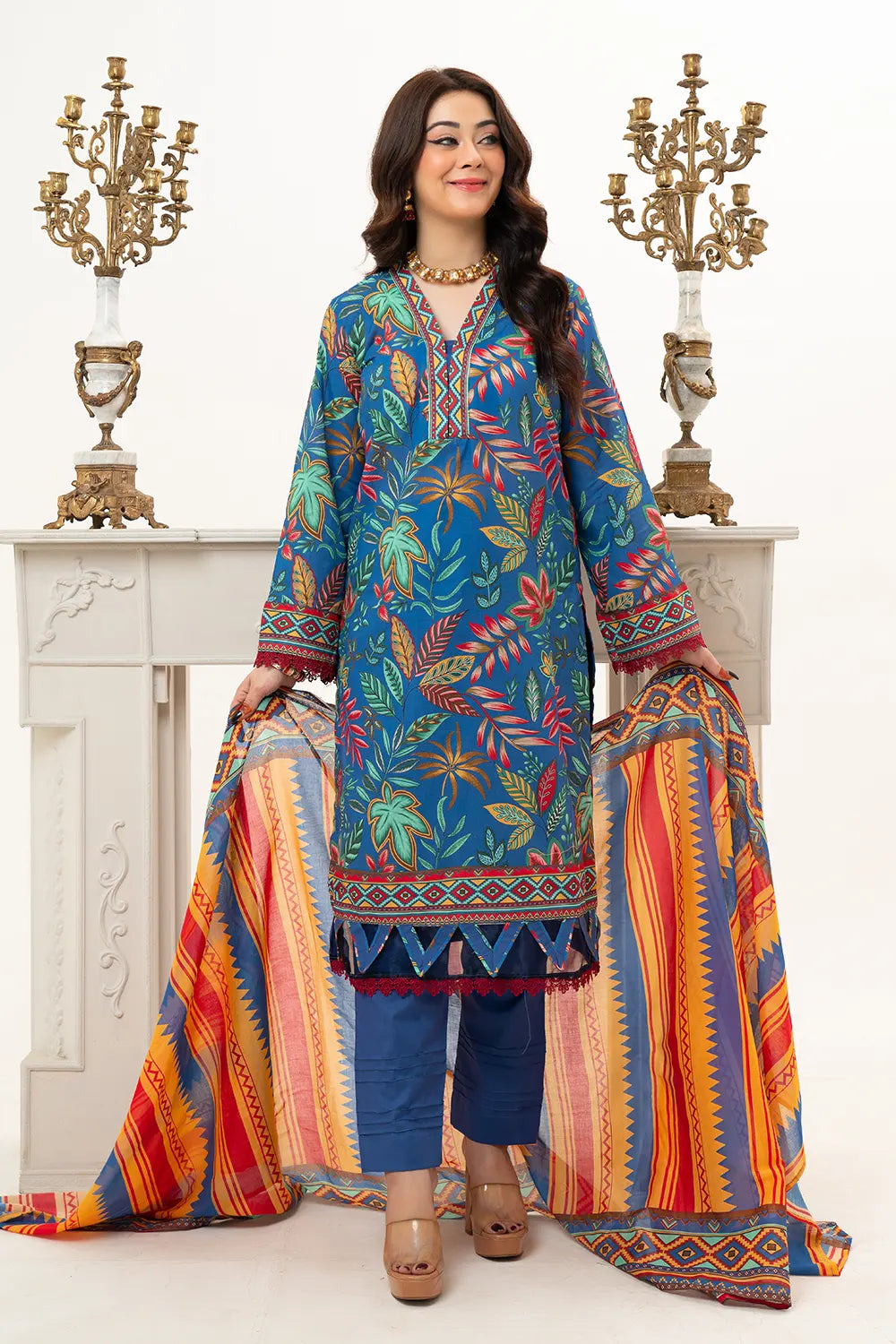 Mahjabeen Digital Printed Lawn BR-1351