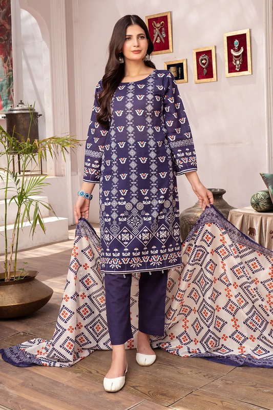 Sawariya Digital Printed Lawn BR-1357