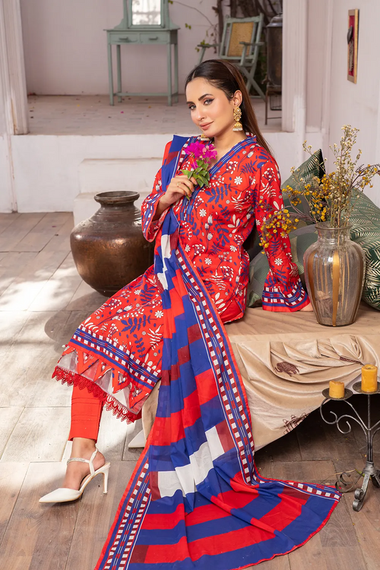 Sawariya Digital Printed Lawn BR-1358