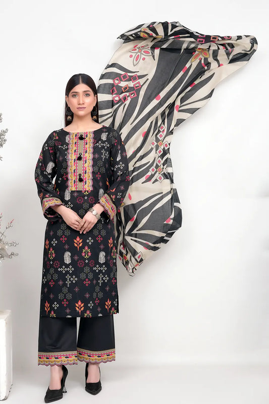 Shama Digital Printed Lawn  BR-1378