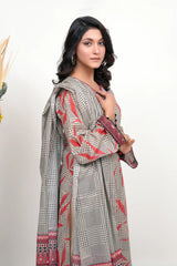 Shama Digital Printed Lawn  BR-1382