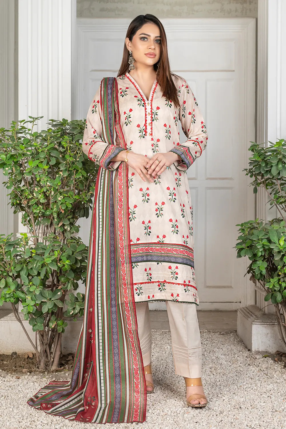 Reet Digital Printed Lawn BR-1399