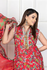 Reet Digital Printed Lawn BR-1401