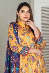 Reet Digital Printed Lawn BR-1402