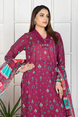 Reet Digital Printed Lawn BR-1405